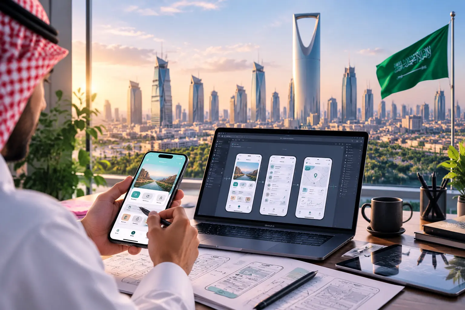 تصميم واجهات وتجربة المستخدم للتطبيقات في السعودية