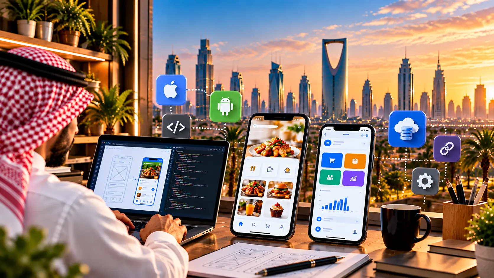 تطوير تطبيقات جوال مخصصة في السعودية