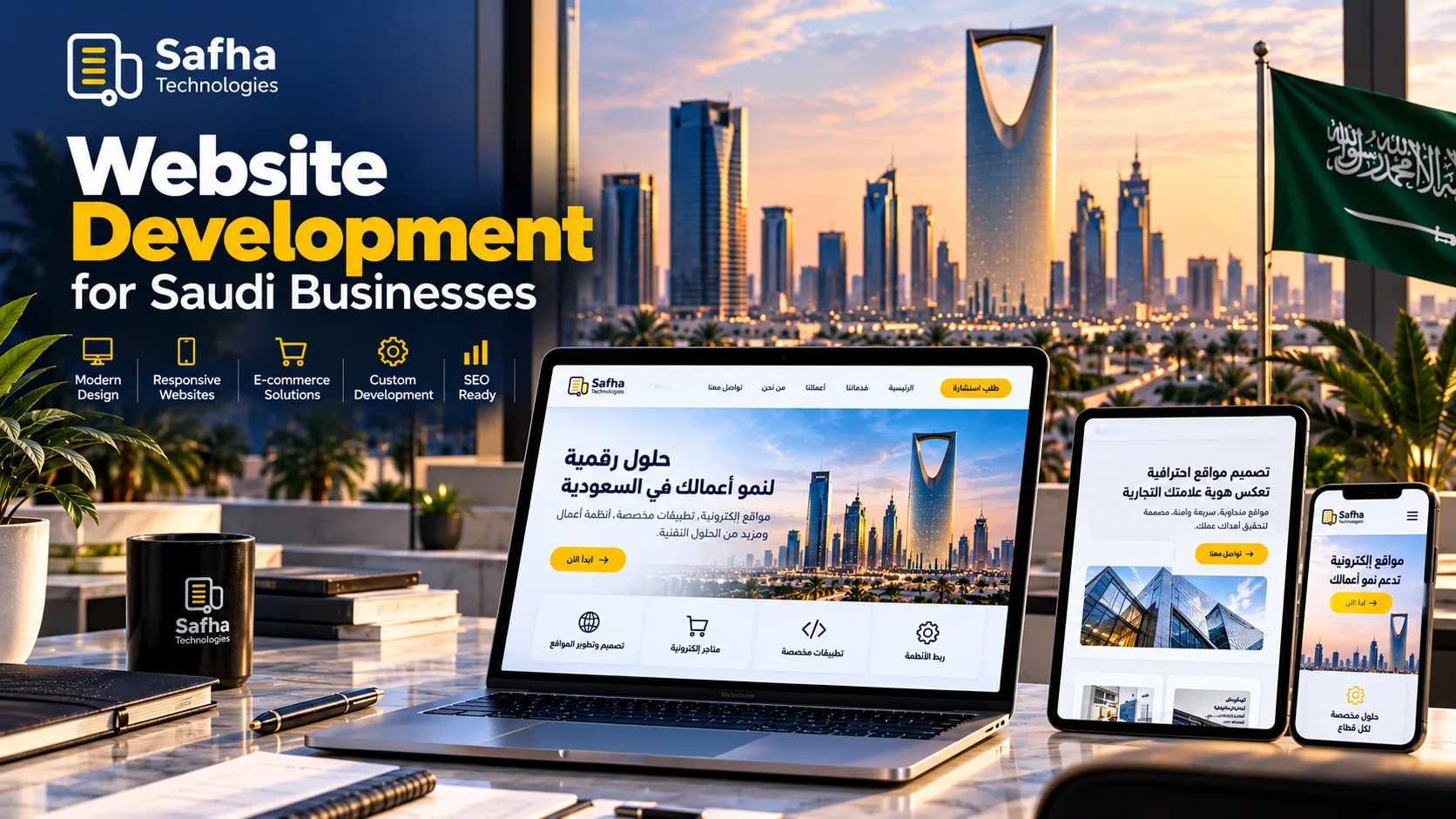 Professional Web Development Company in Riyadh | Safha
