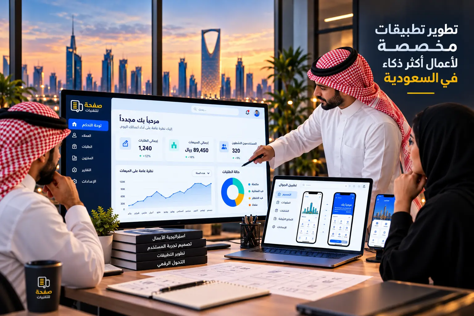 شركة تطوير تطبيقات مخصصة في الرياض | صفحـة